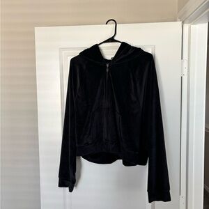 Victoria’s Secret Black Velvet Women's Jacket